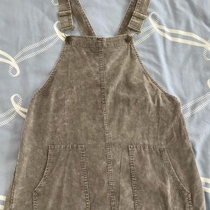 Corduroy Overalls Skirt